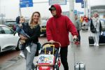 Schiphol 11 januari 2019
Andre Hazes jr en vriendin Monique Westenberg arriveren samen met familie en neef Djarno Hofland op schiphol na trip naar Ortlando.
