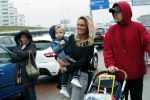 Schiphol 11 januari 2019
Andre Hazes jr en vriendin Monique Westenberg arriveren samen met familie en neef Djarno Hofland op schiphol na trip naar Ortlando.