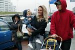 Schiphol 11 januari 2019
Andre Hazes jr en vriendin Monique Westenberg arriveren samen met familie en neef Djarno Hofland op schiphol na trip naar Ortlando.