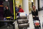 Schiphol 11 januari 2019
Andre Hazes jr en vriendin Monique Westenberg arriveren samen met familie en neef Djarno Hofland op schiphol na trip naar Ortlando.