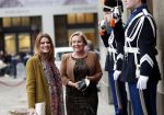 Amsterdam 15 januari 2019
Niieuwjaarsreceptie Koning Willem Alexander en koningin Maxima in paleis op de dam. Ank Bijleveld en Barbara Visser