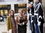 Amsterdam 15 januari 2019
Niieuwjaarsreceptie Koning Willem Alexander en koningin Maxima in paleis op de dam. Ank Bijleveld en Barbara Visser