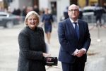 Amsterdam 15 januari 2019
Niieuwjaarsreceptie Koning Willem Alexander en koningin Maxima in paleis op de dam. Ankie Broekers Knol