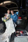 Amsterdam 20 januari 2019
Anouk Smulders Nino en Demi Wilkes en Erica na de aktie voor Kluivert Dog rescue center bij Blushing van Gordon
