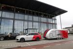 Amsterdam 8 januari 2019
Audi Q7 met een etron conceptcar in de trailer bij theater Amsterdam.