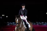 Amsterdam 25 januari 2019
Britt Dekker geeft demonstratie met haar paard op Jumping Amsterdam.