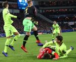 Eindhoven, 28 November 2018
Champions Leaguewedstrijd PSV-FC Barcelona, eindstand 1-2
Clement Lengiet en Luuk de Jong
