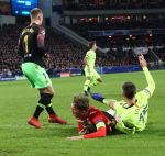 Eindhoven, 28 November 2018
Champions Leaguewedstrijd PSV-FC Barcelona, eindstand 1-2
Clement Lengiet en Luuk de Jong