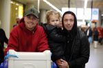 Schiphol 11 januari 2019
Andre Hazes jr en vriendin Monique Westenberg arriveren samen met familie en neef Djarno Hofland op schiphol na trip naar Ortlando.