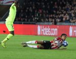 Eindhoven, 28 November 2018
Champions Leaguewedstrijd PSV-FC Barcelona, eindstand 1-2
Donyell Malen en Nelson Semedo