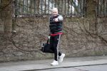 Amsterdam 7 januari 2018
Dries Roelvink onderweg naar de sportschool.