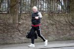 Amsterdam 7 januari 2018
Dries Roelvink onderweg naar de sportschool.