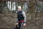 Amsterdam 7 januari 2018
Dries Roelvink onderweg naar de sportschool.
