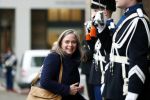 Amsterdam 15 januari 2019
Niieuwjaarsreceptie Koning Willem Alexander en koningin Maxima in paleis op de dam. Edith Schippers