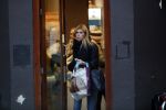 Amsterdam 5 januari 2019
Estelle Cruijff doet boodschappen bij Albert Heijn in Amsterdam zuid.