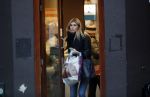 Amsterdam 5 januari 2019
Estelle Cruijff doet boodschappen bij Albert Heijn in Amsterdam zuid.