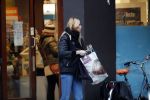 Amsterdam 5 januari 2019
Estelle Cruijff doet boodschappen bij Albert Heijn in Amsterdam zuid.