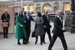 Amsterdam 15 januari 2019
Niieuwjaarsreceptie Koning Willem Alexander en koningin Maxima in paleis op de dam. De burgemeesters van de 4 grote steden komen aan bij het Koninklijk Paleis op de Dam voor de traditionele nieuwjaarsontvangst van de Koning. Vlnr Pauline Krikke, Jan van Zanen, Femke Halsema en Ahmed Aboutaleb