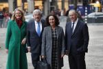Amsterdam 15 januari 2019
Niieuwjaarsreceptie Koning Willem Alexander en koningin Maxima in paleis op de dam. De burgemeesters van de 4 grote steden komen aan bij het Koninklijk Paleis op de Dam voor de traditionele nieuwjaarsontvangst van de Koning. Vlnr Pauline Krikke, Jan van Zanen, Femke Halsema en Ahmed Aboutaleb
