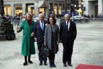Amsterdam 15 januari 2019
Niieuwjaarsreceptie Koning Willem Alexander en koningin Maxima in paleis op de dam. De burgemeesters van de 4 grote steden komen aan bij het Koninklijk Paleis op de Dam voor de traditionele nieuwjaarsontvangst van de Koning. Vlnr Pauline Krikke, Jan van Zanen, Femke Halsema en Ahmed Aboutaleb