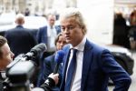 Amsterdam 15 januari 2019
Niieuwjaarsreceptie Koning Willem Alexander en koningin Maxima in paleis op de dam. Geert Wilders met zijn beveiliging