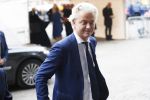 Amsterdam 15 januari 2019
Niieuwjaarsreceptie Koning Willem Alexander en koningin Maxima in paleis op de dam. Geert Wilders met zijn beveiliging