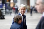 Amsterdam 15 januari 2019
Niieuwjaarsreceptie Koning Willem Alexander en koningin Maxima in paleis op de dam. Geert Wilders met zijn beveiliging