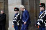 Amsterdam 15 januari 2019
Niieuwjaarsreceptie Koning Willem Alexander en koningin Maxima in paleis op de dam. Geert Wilders met zijn beveiliging