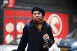 Amsterdam 24 januari 2019
Georgina Verbaan doet boodschappen.