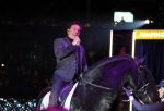 Amsterdam 25 januari 2019
Gerard Joling en Britt Dekker met paard op Jumping Amsterdam.