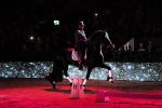 Amsterdam 25 januari 2019
Gerard Joling en Britt Dekker met paard op Jumping Amsterdam.