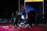 Amsterdam 25 januari 2019
Gerard Joling en Britt Dekker met paard op Jumping Amsterdam.