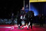 Amsterdam 25 januari 2019
Gerard Joling en Britt Dekker met paard op Jumping Amsterdam.