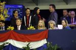 Amsterdam 27 januari 2019
Jumpin Amsterdam met de koninklijke gasten Koning Willem Alexander Prinses Amalia Prinses Irene Prinses Margarita haar man Tjalling ten Cate en hun dochters Julia en Paola. Gerard Joling