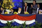 Amsterdam 27 januari 2019
Jumpin Amsterdam met de koninklijke gasten Koning Willem Alexander Prinses Amalia Prinses Irene Prinses Margarita haar man Tjalling ten Cate en hun dochters Julia en Paola. Gerard Joling