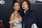 Amsterdam 23 januari 2019
Rode loper musical awards in de RAI. Holly Brood met Soy Kroon