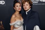 Amsterdam 23 januari 2019
Rode loper musical awards in de RAI. Holly Brood met Soy Kroon