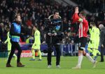 Eindhoven, 28 November 2018
Champions Leaguewedstrijd PSV-FC Barcelona, eindstand 1-2
Ivo Borkus en Luuk de Jong