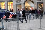 Amsterdam 15 januari 2019
Niieuwjaarsreceptie Koning Willem Alexander en koningin Maxima in paleis op de dam. De burgemeesters van de 4 grote steden komen aan bij het Koninklijk Paleis op de Dam voor de traditionele nieuwjaarsontvangst van de Koning. Vlnr Pauline Krikke, Jan van Zanen, Femke Halsema en Ahmed Aboutaleb