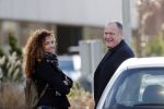 Amsterdam 9 januari 2019
Katja Schuurman met manager Robin Goudsmit.