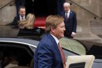 Amsterdam 15 januari 2019
Niieuwjaarsreceptie Koning Willem Alexander en koningin Maxima in paleis op de dam. Audi van Alexander