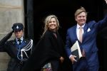 Amsterdam 15 januari 2019
Niieuwjaarsreceptie Koning Willem Alexander en koningin Maxima in paleis op de dam. Audi van Alexander
