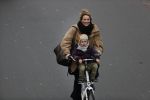 Amsterdam 30 januari 2019
Lieke v Lexmond met zoontje op de fiets in het vondelpark.
