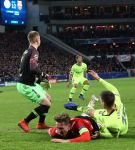 Eindhoven, 28 November 2018
Champions Leaguewedstrijd PSV-FC Barcelona, eindstand 1-2
Marc ter Stegen en Luuk de Jong