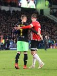 Eindhoven, 28 November 2018
Champions Leaguewedstrijd PSV-FC Barcelona, eindstand 1-2
Marc ter Stegen en Luuk de Jong