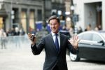 Amsterdam 15 januari 2019
Niieuwjaarsreceptie Koning Willem Alexander en koningin Maxima in paleis op de dam. Mark Rutte