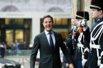 Amsterdam 15 januari 2019
Niieuwjaarsreceptie Koning Willem Alexander en koningin Maxima in paleis op de dam. Mark Rutte