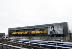 Amsterdam 5 januari 2019
Max Verstappen is het nieuwe gezicht van Gstar en staat groot 
op het pand van GSTAR naast de A10