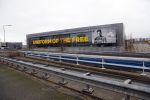 Amsterdam 5 januari 2019
Max Verstappen is het nieuwe gezicht van Gstar en staat groot 
op het pand van GSTAR naast de A10