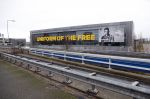 Amsterdam 5 januari 2019
Max Verstappen is het nieuwe gezicht van Gstar en staat groot 
op het pand van GSTAR naast de A10